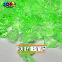 1Kg Green Silica Acrylic Sand Slime Filler Fake Rock Sprinkle