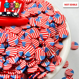 American Flag Disc Mix Fimo Patriotic Fake Bake Usa Sprinkles Confetti Funfetti Sprinkle