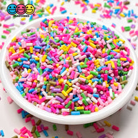 Confetti Short Cut Ticket Tape Parade Polymer Clay Fake Sprinkles Jimmies Sprinkle