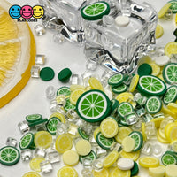 Lemon Lime Iced Mix Fimo Faux Mixed Sprinkles Slushies Fake Food Ice Funfetti Sprinkle