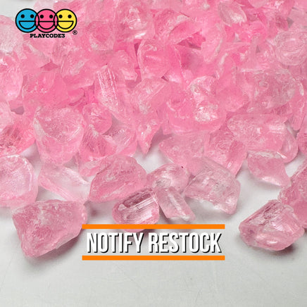 Pink Silica Acrylic Sand 100 Gram Slime Filler Fake Lava Rock Candy Sprinkle