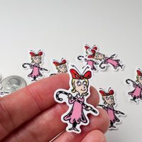 Christmas Character Lucy Planar Decoden Planars Cabochons Party Favor 10 pcs