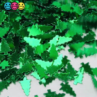 Christmas Green Tree Glitter Plastic Decoden Funfetti