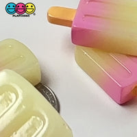 Ice Popsicle 3D Charm Pink Cabochons Decoden 10 pc