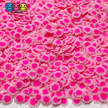 Sushi Roll Pink Fimo Slices Fake Food Clay Sprinkles Decoden Jimmies Funfetti 20 Grams Sprinkle