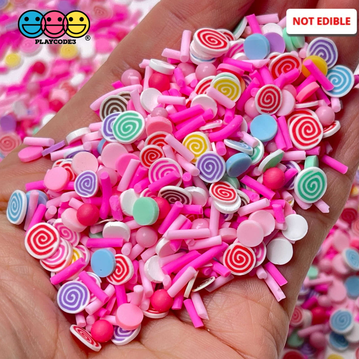 Sweet Tooth Candy Swirl Fake Sprinkles for Decoden Crafts | PLAYCODE3
