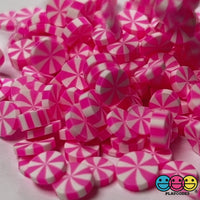 Peppermint Fimo Slices Faux Sprinkles Multiple Colors Decoden Fake Food 10 Colors 5mm