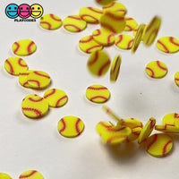 Tennis Balls Yellow Sports Game Ball Theme Fimo Slices Fake Polymer Clay Sprinkles Decoden Jimmies 6mm