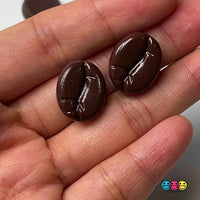 Coffee Bean Espresso Realistic Fake Food Flatback Cabochon Beans Decoden 10 pcs