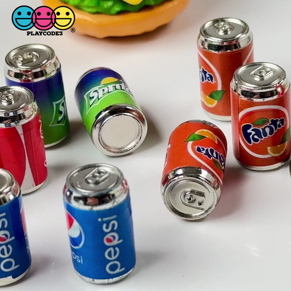 Soda Bottle Charms Fake Food Realistic Bottles Miniatures 3 Types