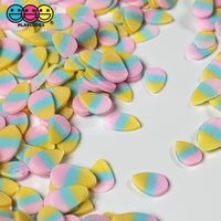 Candy Corn Pastel Colors Fimo Fake Sprinkles Funfetti Decoden 5mm