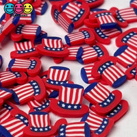 Uncle Sam Hat Patriotic 4th Of July Memorial Day Sprinkles Fake Clay Sprinkle Funfetti Confetti 10/5mm