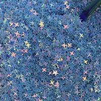 Iridescent Galaxy Stars Glitters Star Nail Art Decoden