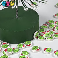 Christmas Character Fimo Slices Polymer Clay Fake Sprinkles Funfetti 10/5 mm 2mm thick