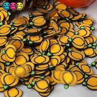 Pumpkin 10mm Fimo Slices Fake Sprinkles Halloween Decoden Funfetti