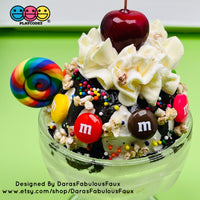 Fake Nut Topping Caramel Apples Props Faux Nuts Apple Decor Tiered Tray Sprinkles Sprinkle