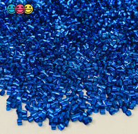 Bingsu Beads Metallic Red Green Gold And Black Slime Crafting 100 Grams / Blue Bead