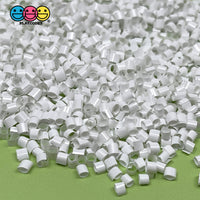 Bingsu Beads Metallic Slime Crafting 5 Colors 100 Grams / White Bead