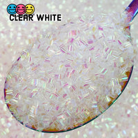 100G Bingsu Beads Slime Crunchy Iridescent Crafting Supplies Cut Plastic Straws Bead