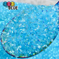 100G Bingsu Beads Slime Crunchy Iridescent Crafting Supplies Cut Plastic Straws Bead