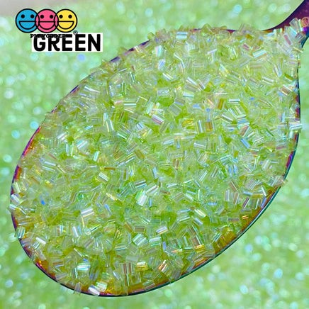 100G Bingsu Beads Slime Crunchy Iridescent Crafting Supplies Cut Plastic Straws Bead