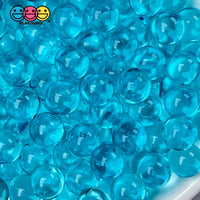 100Grams Boba Beads Fake Caviar Acrylic Gum-Ball Pearls Faux Nonpareil No Holes 8Mm - 9.5Mm 100