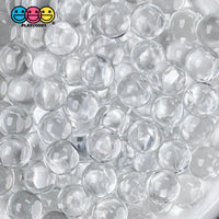 100Grams Boba Beads Fake Caviar Acrylic Gum-Ball Pearls Faux Nonpareil No Holes 8Mm - 9.5Mm 100
