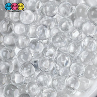 100Grams Boba Beads Fake Caviar Acrylic Gum-Ball Pearls Faux Nonpareil No Holes 8Mm - 9.5Mm 100