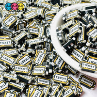 10Mm Movie Night Tickets Popcorns Theme Fake Clay Sprinkles Decoden Fimo Jimmies Playcode3 Llc