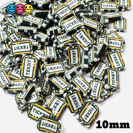 10Mm Movie Night Tickets Popcorns Theme Fake Clay Sprinkles Decoden Fimo Jimmies Playcode3 Llc