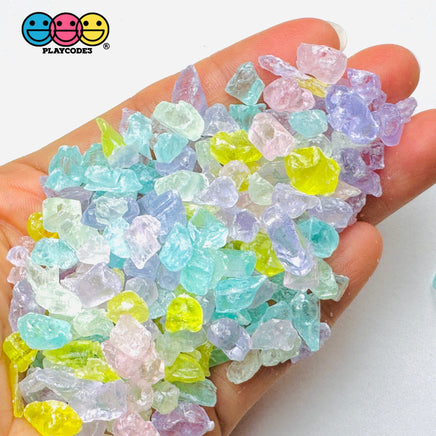 1Kg Aqua Mermaid Silica Acrylic Sand Slime Filler Fake Rock Sprinkle