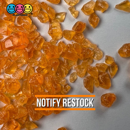 1Kg Orange Silica Acrylic Sand Slime Filler Fake Rock Sprinkle