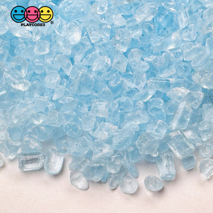 1Kg Pastel Blue Silica Acrylic Sand Slime Filler Fake Rock Sprinkle