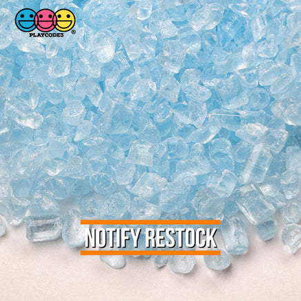 1Kg Pastel Blue Silica Acrylic Sand Slime Filler Fake Rock Sprinkle