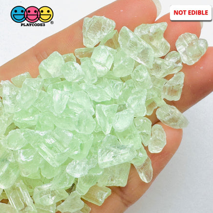 1Kg Pastel Green Silica Acrylic Sand Slime Filler Fake Rock Sprinkle