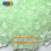 1Kg Pastel Green Silica Acrylic Sand Slime Filler Fake Rock Sprinkle