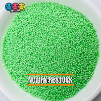 1Mm Nonpareil Microbead Glass Beads Caviar Faux Sprinkles Decoden Fake Bake 10 Colors 20 Grams /