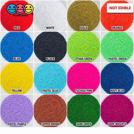 1mm Nonpareil Microbead Glass Beads Caviar Faux Sprinkles Decoden Fake Bake 16 Colors - Bead