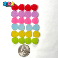 20/24 pcs Gumdrops Small Fake Candy Gummy Sugar Coated Gum Drops 6 Colors Fake Charms Candies 24 pcs Fake Food