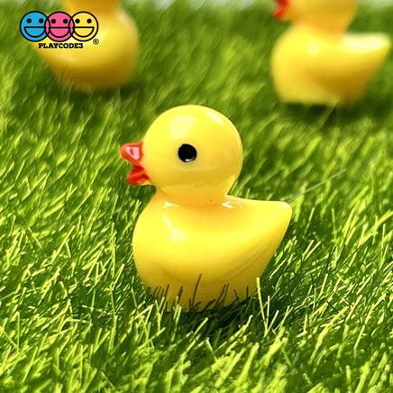 Ducklings Baby Ducks Mini Charms Rubber Ducky Cabochons Decoden Duck 10 Pcs Charm