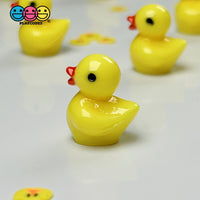Ducklings Baby Ducks Mini Charms Rubber Ducky Cabochons Decoden Duck 10 Pcs Charm
