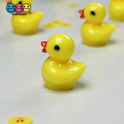 Ducklings Baby Ducks Mini Charms Rubber Ducky Cabochons Decoden Duck 10 Pcs Charm