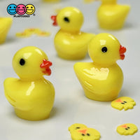 Ducklings Baby Ducks Mini Charms Rubber Ducky Cabochons Decoden Duck 10 Pcs Charm