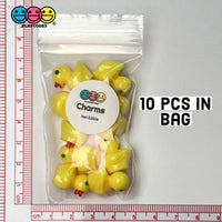 Ducklings Baby Ducks Mini Charms Rubber Ducky Cabochons Decoden Duck 10 Pcs Charm