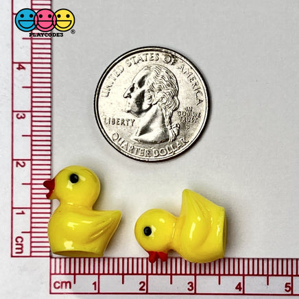 Ducklings Baby Ducks Mini Charms Rubber Ducky Cabochons Decoden Duck 10 Pcs Charm