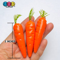 3D Easter Carrots Holiday Foam Light Weight Cabochons Decoden Charm 10 pcs PLAYCODE3 Charm