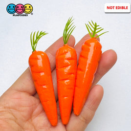 3D Easter Carrots Holiday Foam Light Weight Cabochons Decoden Charm 10 pcs PLAYCODE3 Charm