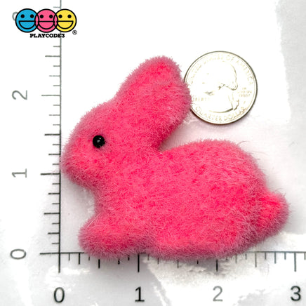3D Easter Rabbit Peeps Foam 4pcs Hot Pink Blue Purple Yellw Chick Holiday Light weight Cabochons Decoden Charm 4 pcs