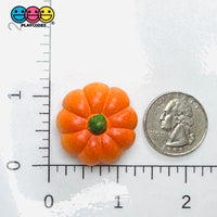 3D Fake Pumpkin Fall Autumn Flat bottom Cabochons Decoden Charm 5 pcs PLAYCODE3 LLC Charm