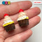 3D Strawberry Cup Cake Fake Sweets Flatback Cabochons Decoden Charm 10 Pcs Playcode3 Llc